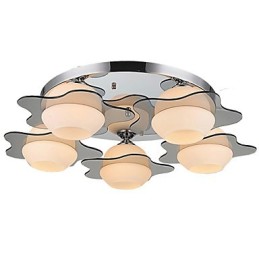 Moderne loftslys Flush Mount 5 lys moderne metal