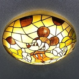 Middelhavet Dome Light Søde børn Mickey Mouse Dome Light 40 Cm i diameter