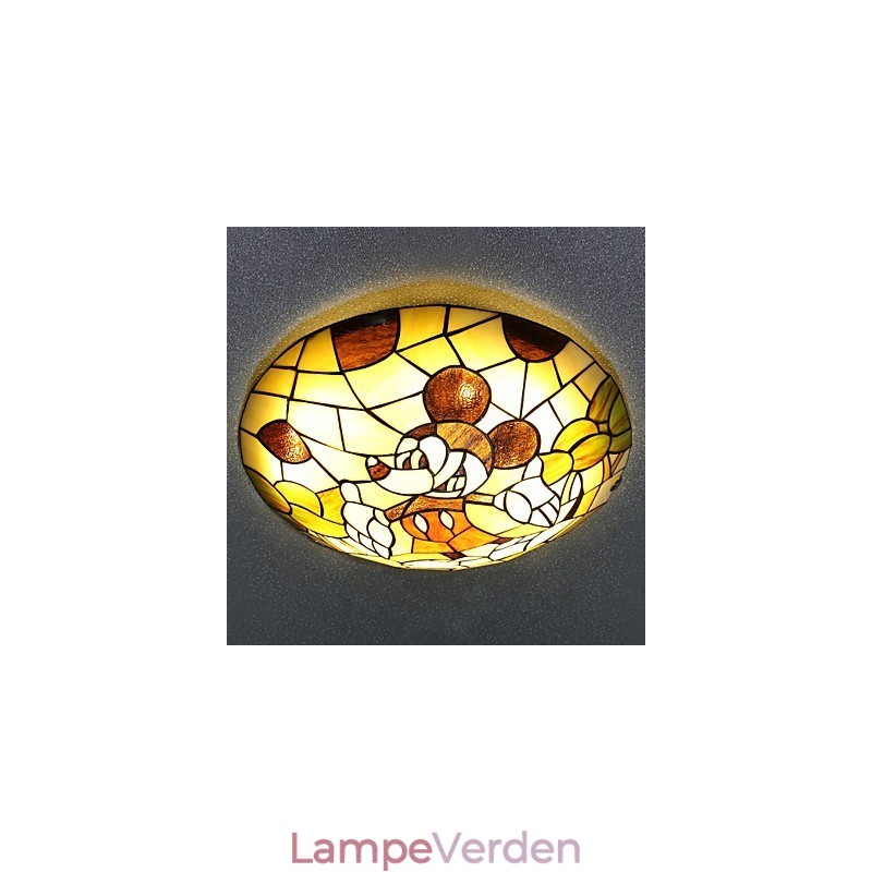 Middelhavet Dome Light Søde børn Mickey Mouse Dome Light 40 Cm i diameter