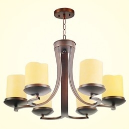Traditionel Klassisk Retro Mini Stil Maleri Metal Lysekrone