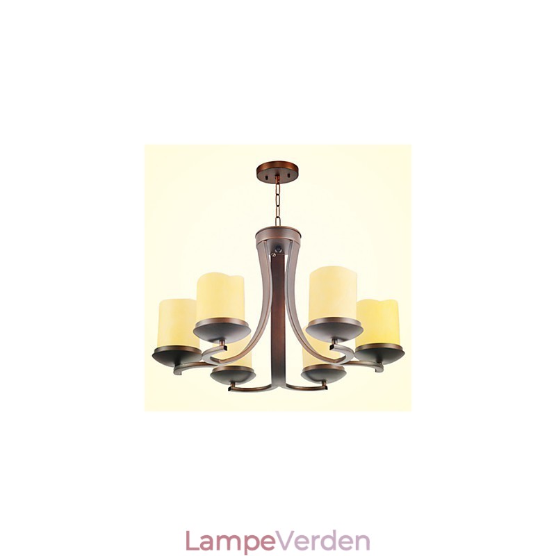 Traditionel Klassisk Retro Mini Stil Maleri Metal Lysekrone