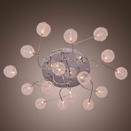 G4 Iron Flush Mount Light med aluminiumsskærme