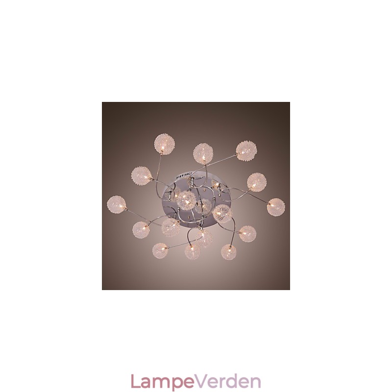 G4 Iron Flush Mount Light med aluminiumsskærme