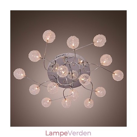 G4 Iron Flush Mount Light med aluminiumsskærme G4 Iron Flush Mount Light med aluminiumsskærme