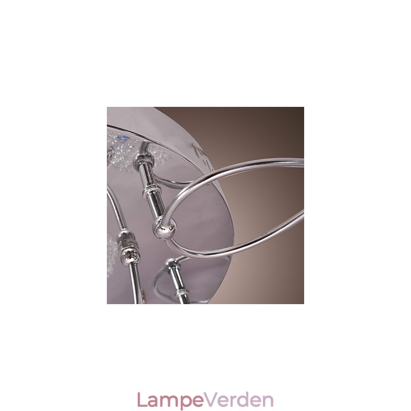 G4 Iron Flush Mount Light med aluminiumsskærme