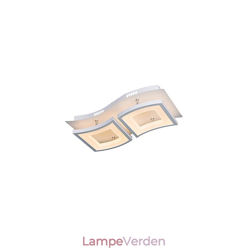 Moderne firkantet lysekrone
