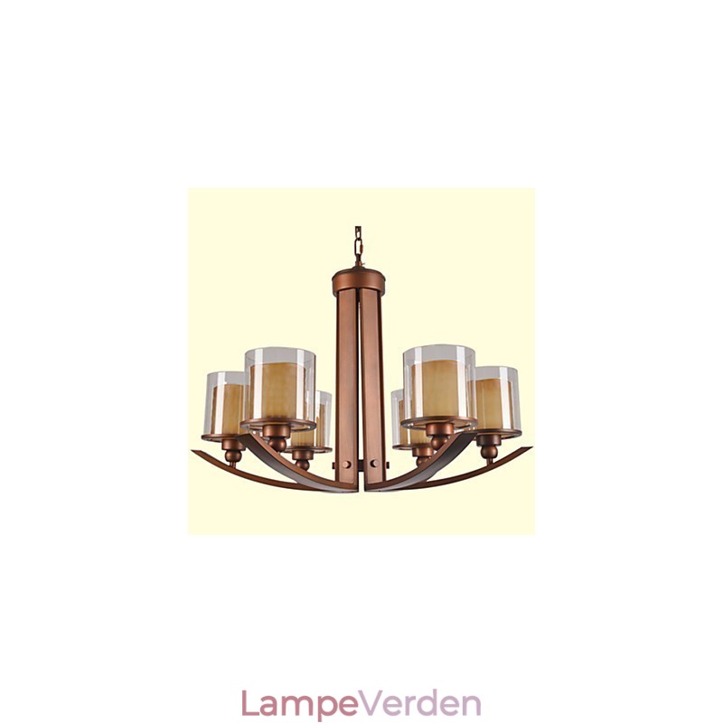 Traditionel Klassisk Retro Mini Stil Maleri Metal Lysekrone