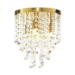 Moderne krystal semi-flush montering med 4 lys (G9 pære base)