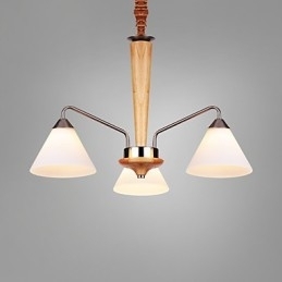 Vintage Mini Style Maleri Træ Bambus Flush Mount