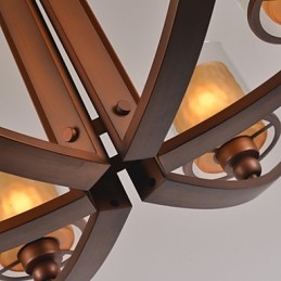 Traditionel Klassisk Retro Mini Stil Maleri Metal Lysekrone