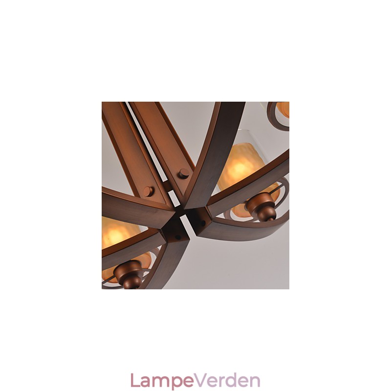 Traditionel Klassisk Retro Mini Stil Maleri Metal Lysekrone