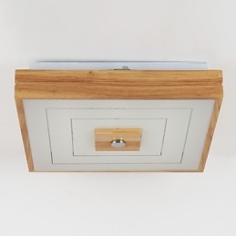 Moderne moderne mini stil maleri træ Bambus Flush Mount