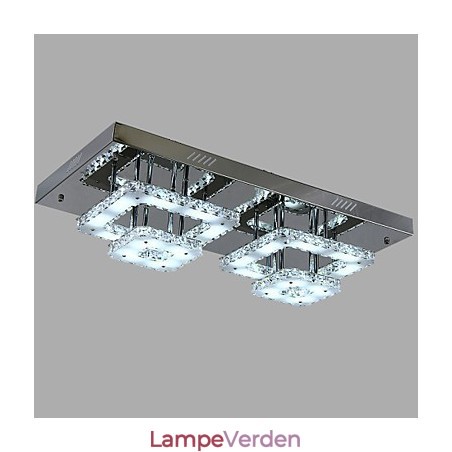 Moderne moderne krystal krom metal flush Mount Moderne moderne krystal krom metal flush Mount