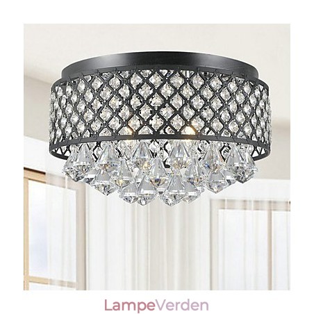 Traditionelt klassisk krystalmaleri Metal Flush Mount Traditionelt klassisk krystalmaleri Metal Flush Mount