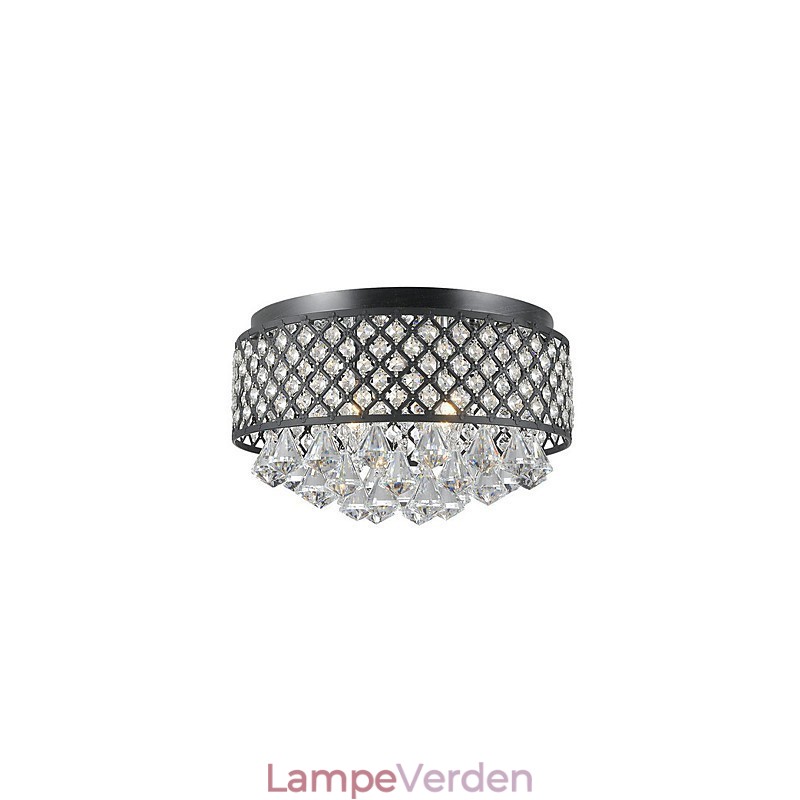 Traditionelt klassisk krystalmaleri Metal Flush Mount