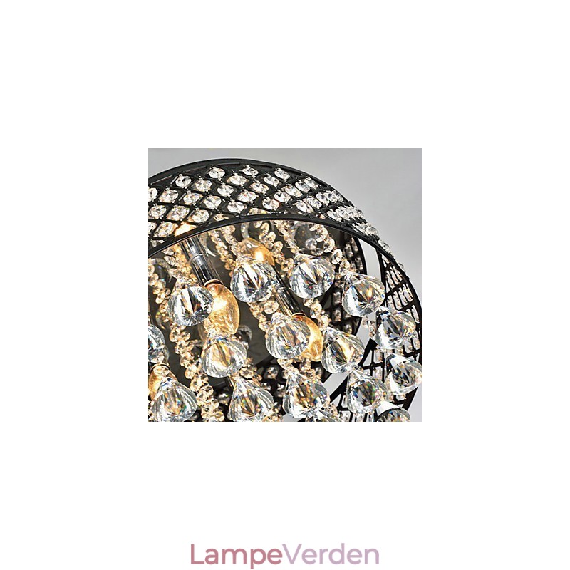 Traditionelt klassisk krystalmaleri Metal Flush Mount