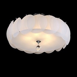 5 lys glas lysekrone moderne pendel lys familie