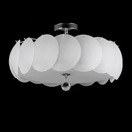 5 lys glas lysekrone moderne pendel lys familie