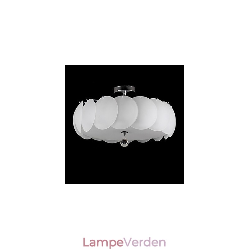 5 lys glas lysekrone moderne pendel lys familie