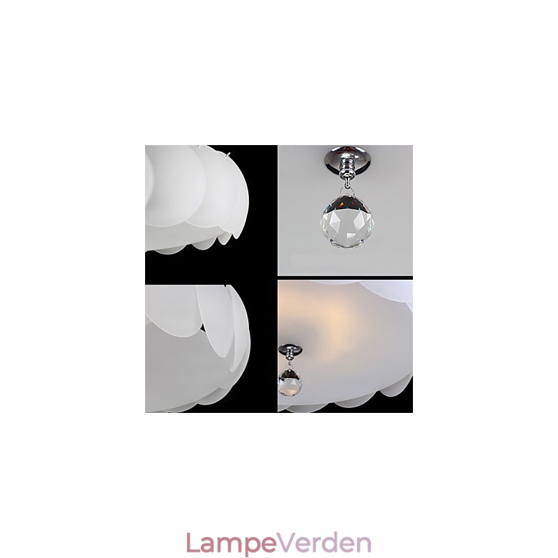 5 lys glas lysekrone moderne pendel lys familie