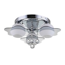 Fjernbetjening Flush Mount Modern Contemporary 3 lys med rød blå farve