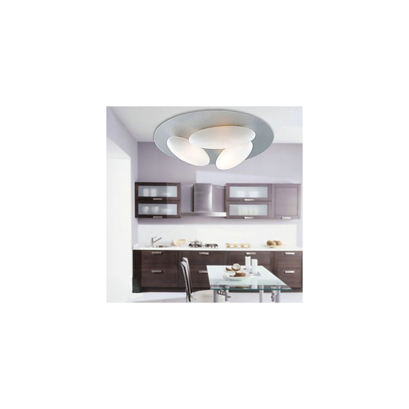 Moderne Flush Mount med 3 lys (G9 Bulb Base)