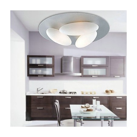 Moderne Flush Mount med 3 lys (G9 Bulb Base) Moderne Flush Mount med 3 lys (G9 Bulb Base)