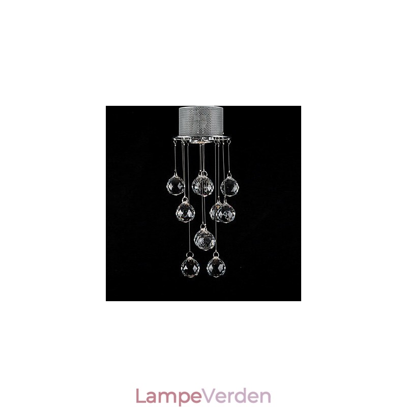 Moderne Crystal Flush Mount Light