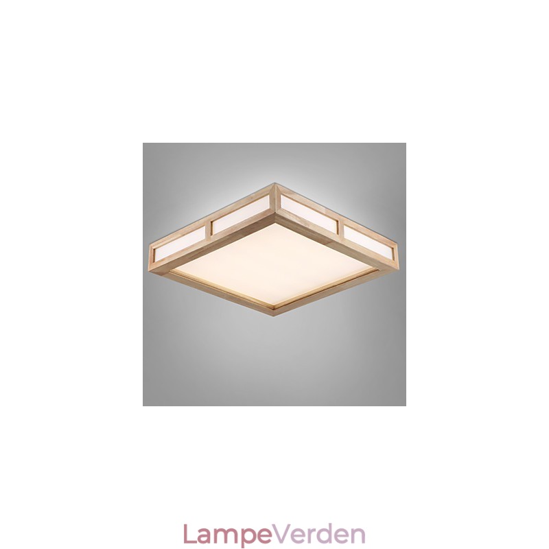 Flush Mount Mini Style Modern Contemporary Wood Bamboo