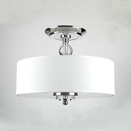 Traditionel klassisk krommetal Flush Mount