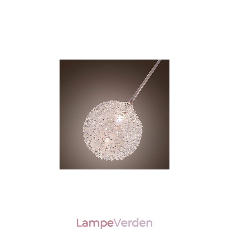 G4 12 lys Iron Flush Mount Light med aluminiumsskærme