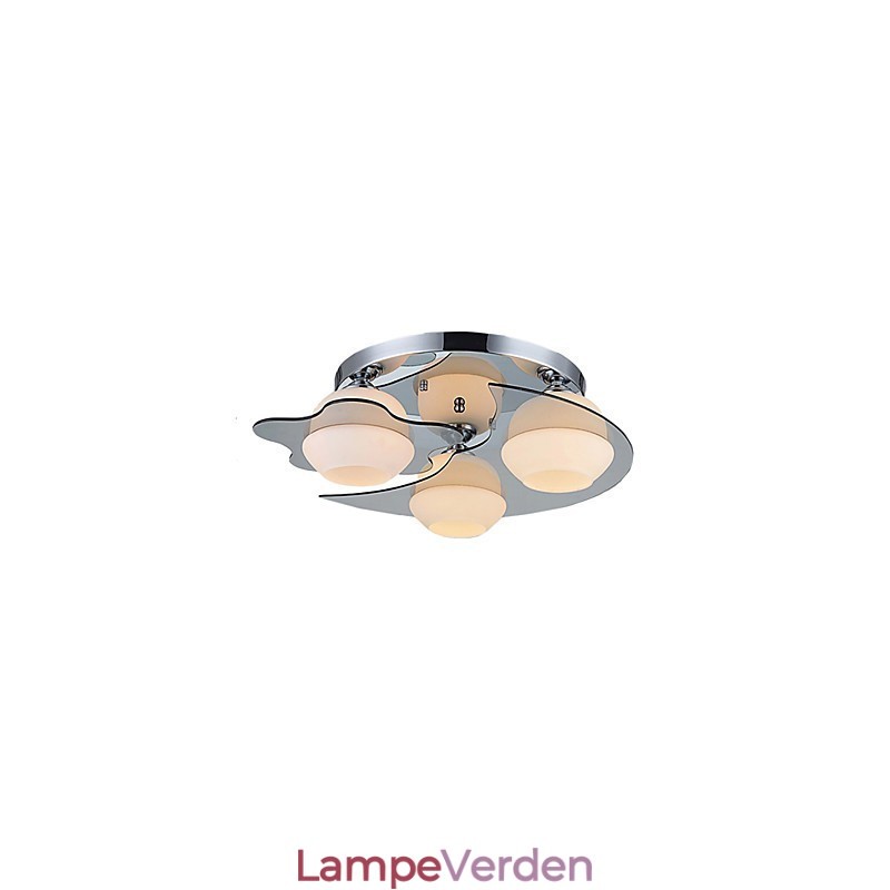 Moderne loftslys Flush Mount 3 lys moderne metal