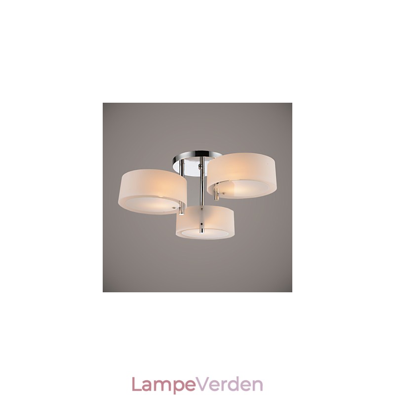 Flush Mount Modern Contemporary 3 Lights Ceiling Light Metal