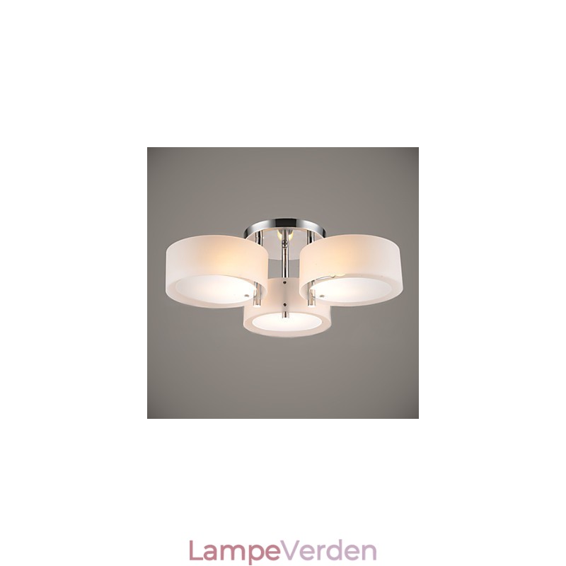 Flush Mount Modern Contemporary 3 Lights Ceiling Light Metal
