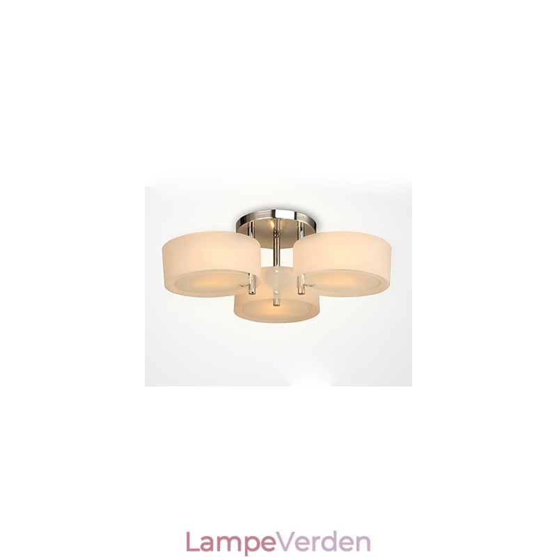 Flush Mount Modern Contemporary 3 Lights Ceiling Light Metal
