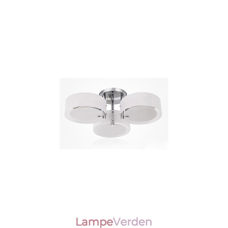 Flush Mount Modern Contemporary 3 Lights Ceiling Light Metal