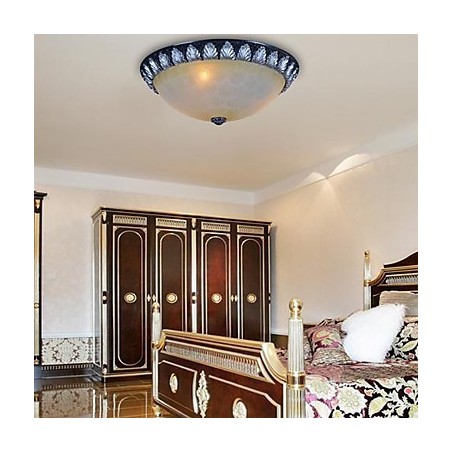 Flush Mount Light Pattern Glas Resin Silver Carving European Classic Flush Mount Light Pattern Glas Resin Silver Carving European Classic