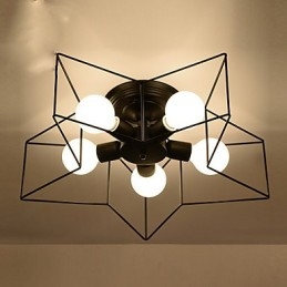 Kort femspidsede stjernebelysning Personlig moderne loftslampe til børnehuslamper