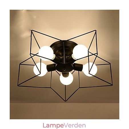 Kort femspidsede stjernebelysning Personlig moderne loftslampe til børnehuslamper Kort femspidsede stjernebelysning Personlig moderne loftslampe til børnehuslamper