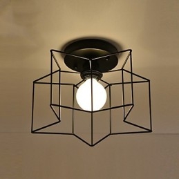 Kort femspidsede stjernebelysning Personlig moderne loftslampe til børnehuslamper