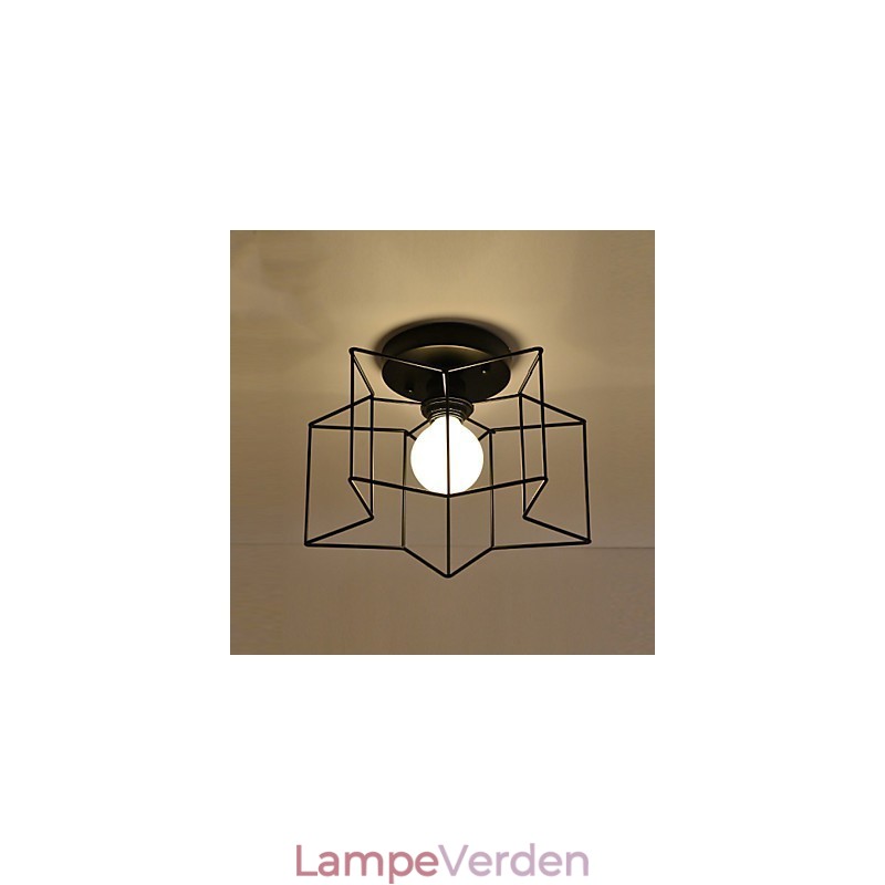 Kort femspidsede stjernebelysning Personlig moderne loftslampe til børnehuslamper