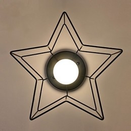 Kort femspidsede stjernebelysning Personlig moderne loftslampe til børnehuslamper