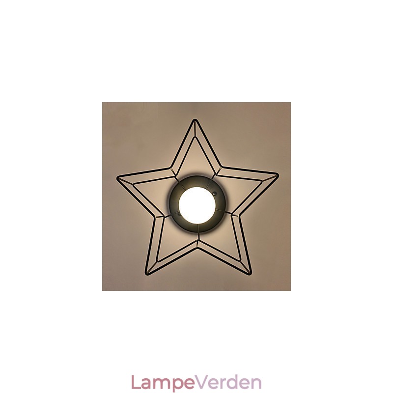 Kort femspidsede stjernebelysning Personlig moderne loftslampe til børnehuslamper