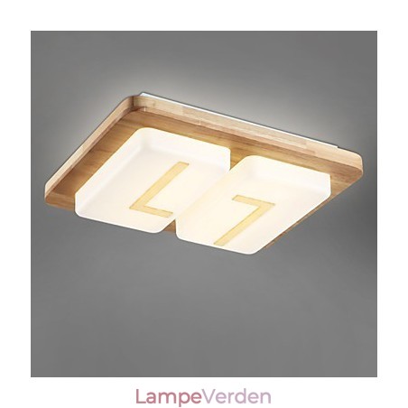 Flush Mount Mini Style Modern Contemporary Wood