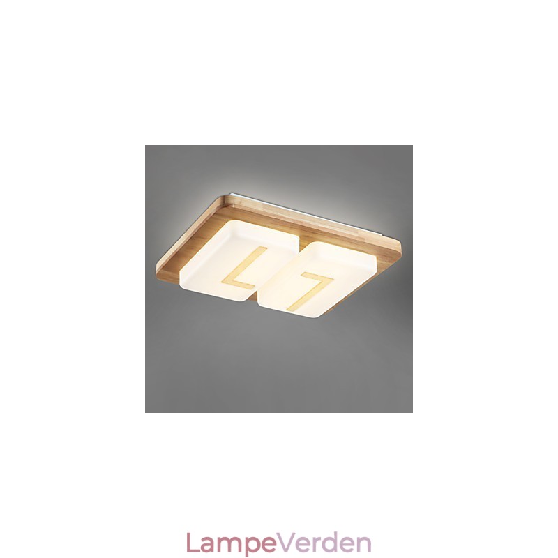 Flush Mount Mini Style Modern Contemporary Wood