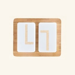 Flush Mount Mini Style Modern Contemporary Wood