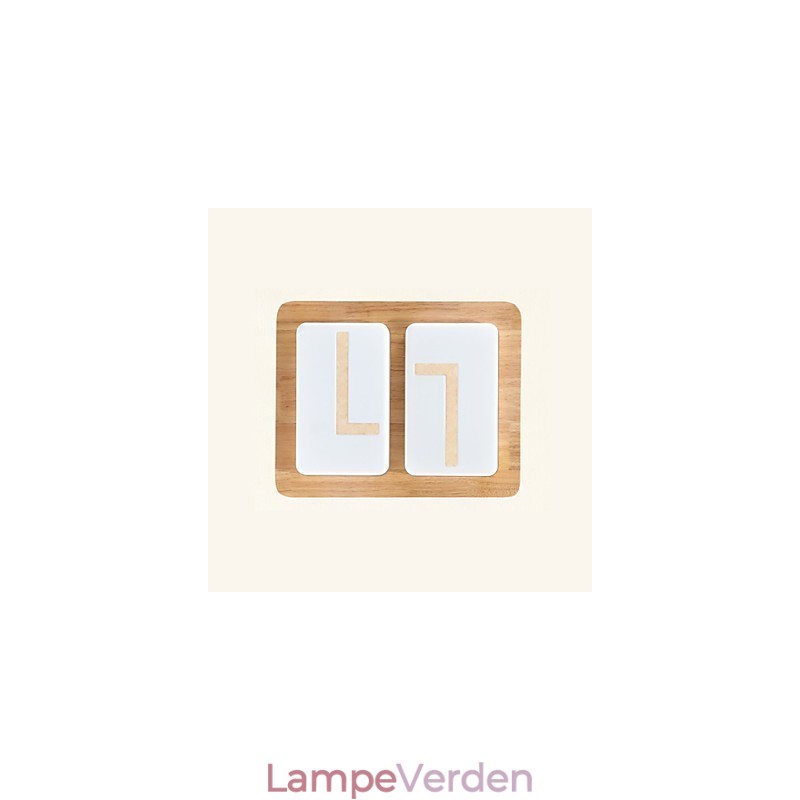 Flush Mount Mini Style Modern Contemporary Wood