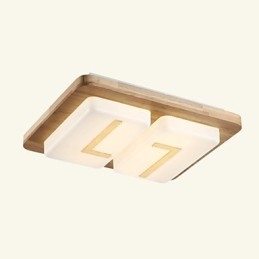 Flush Mount Mini Style Modern Contemporary Wood