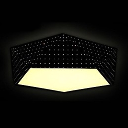 Moderne moderne metal flush Mount