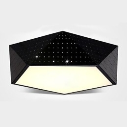 Moderne moderne metal flush Mount